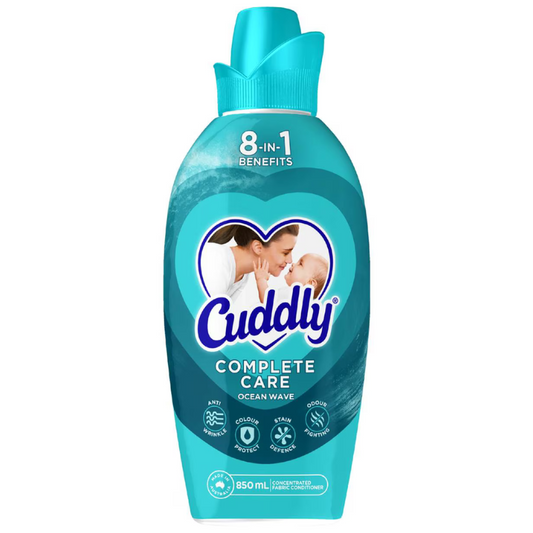 Cuddly Complete Care Ocean Wave Concentrated Fabric Conditioner 850ml