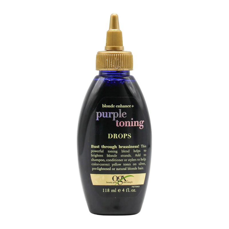 Ogx Blonde Enhance + Purple Toning Drops 118ml