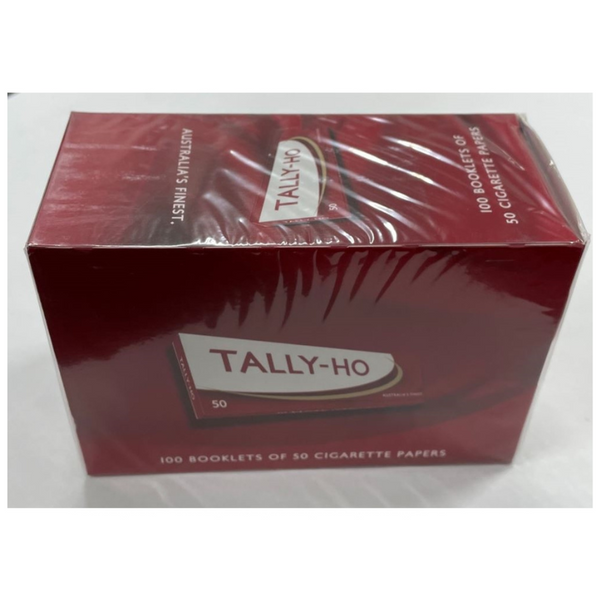 Tally-Ho 100 Booklets Of 50 Cigarette Papers = 5000 Papers