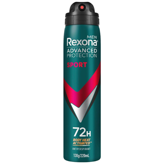 Rexona Men Sport 72H Body Heat Activated Antiperspirant 220ml
