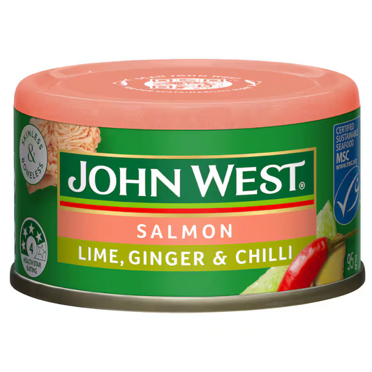 John West Salmon Lime, Ginger & Chilli 95g