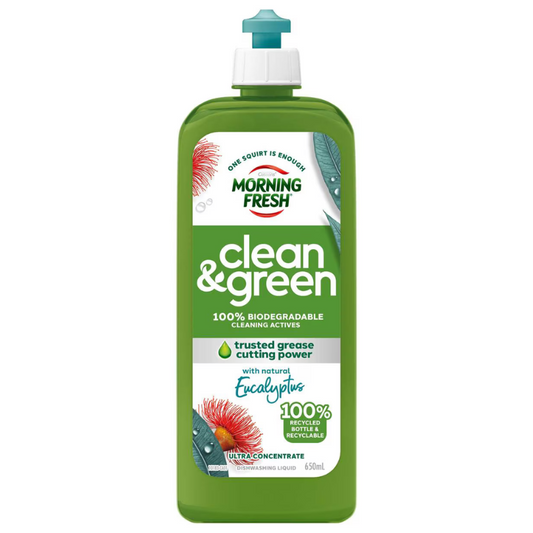 Morning Fresh Clean & Green With Natural Eucalyptus Dishwashing Liquid 650ml