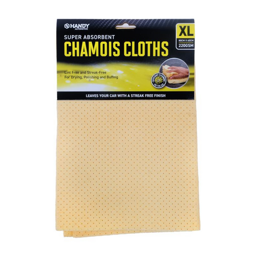 Handy Automotive Super Absorbent Chamois Cloths XL 80cm x 60cm