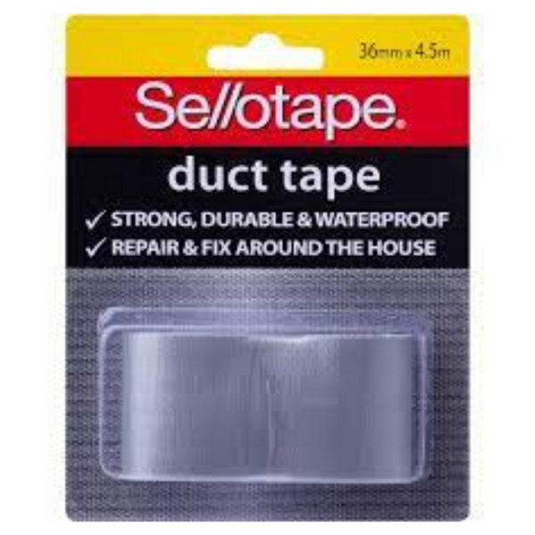 Sellotape Duct Tape Silver 36mm x 4.5m