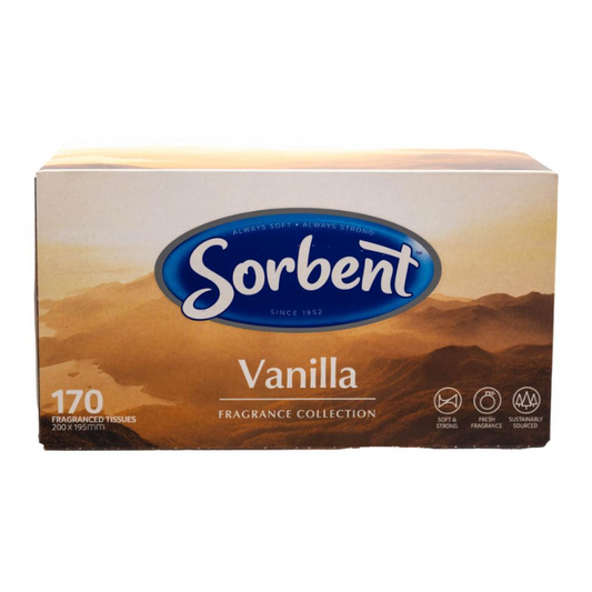 Sorbent Vanilla 170 Fragranced Tissues 200 x 195mm