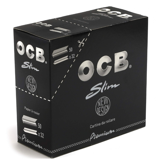Ocb King Size Slim Rolling Papers 50 x 50 = 2500 Papers