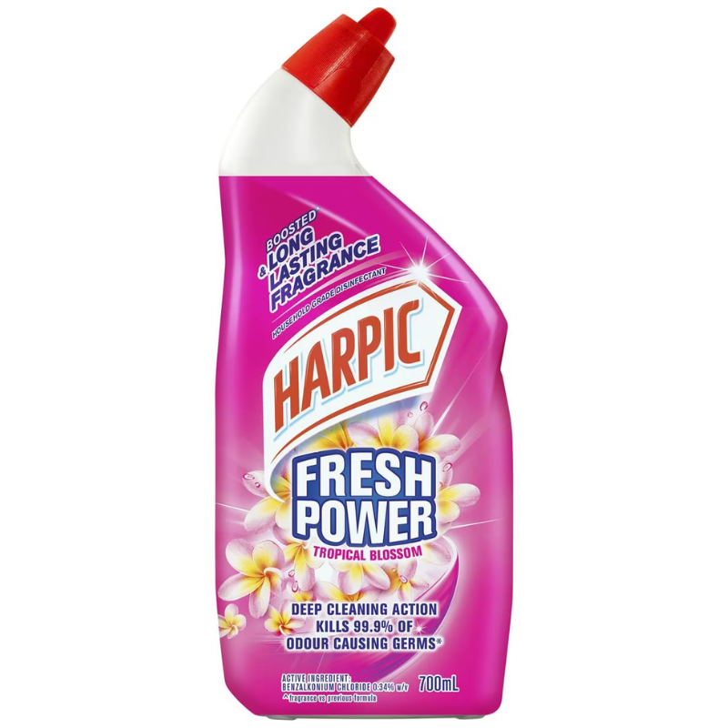 Harpic Fresh Power Tropical Blossom Toilet Cleaner 700ml