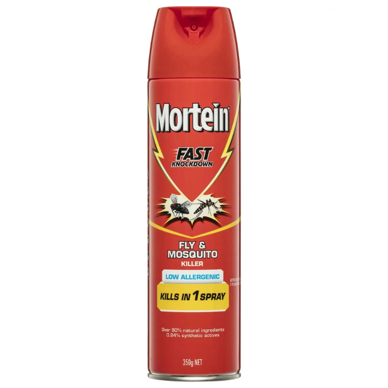 Mortein Fast Knockdown Fly & Mosquito Killer Low Allergenic 350g