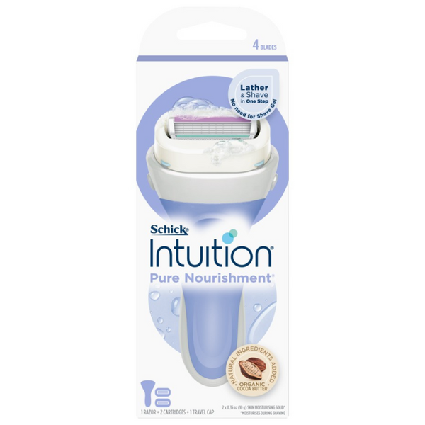 Schick Intuition Pure Nourishment Razor Kit 2 Pack