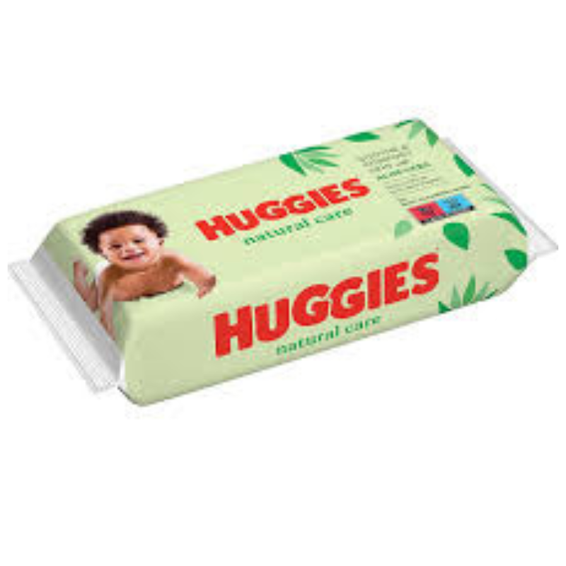 Huggies Natural Care With Aloe Vera 56 Baby Cleansing Wipes
