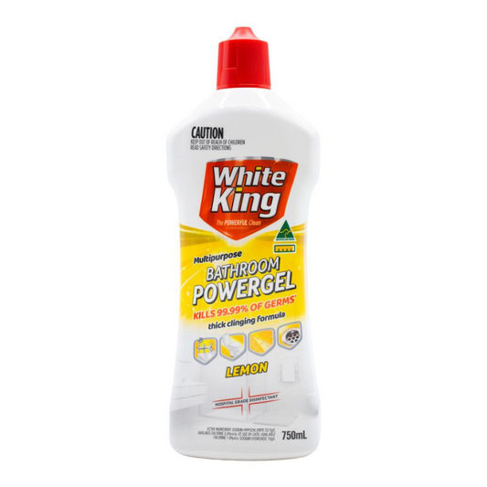 White King Bathroom Power Gel Lemon 750ml