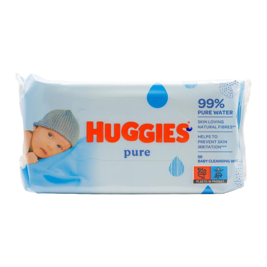 Huggies 99 % Pure Water 56 Baby Cleansing Wipes