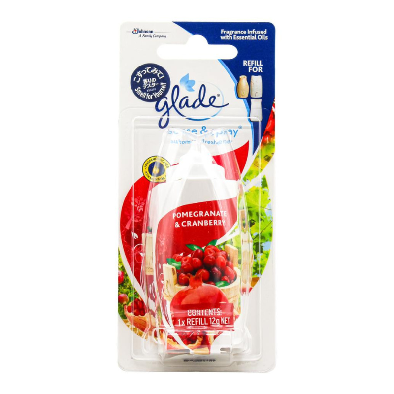 Glade Sense & Spray Automatic Freshener Pomegranate & Cranberry Refill 12g