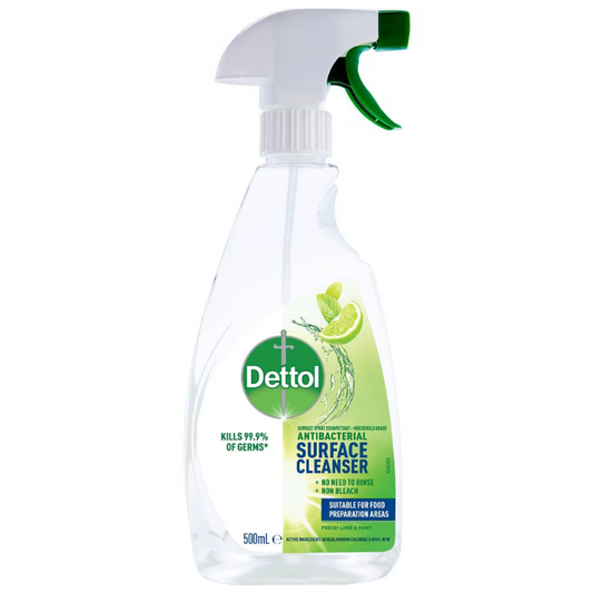 Dettol Antibacterial Surface Cleanser Fresh Lime & Mint 500ml