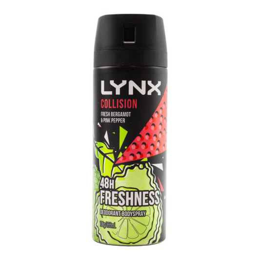 Lynx Collision Fresh Bergamot & Pink Pepper Bodyspray 165ml