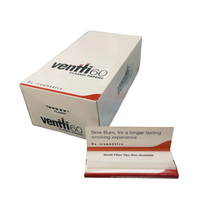 Ventti Classic Slow Burn Papers Box Of 50 x 60 = 3000 Papers