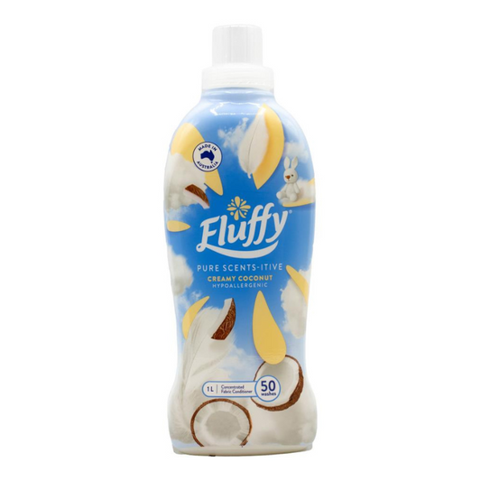 Fluffy Pure Scents Creamy Coconut Fabric Softener 1L