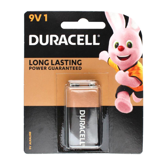 Duracell Alkaline Batteries 9V 1Pack