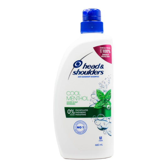 Head & Shoulders Anti Dandruff Shampoo Cool Menthol 660ml