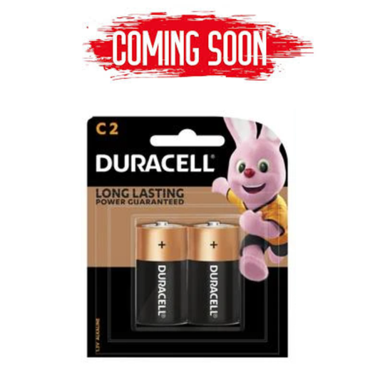 Duracell Alkaline Batteries C 2Pack