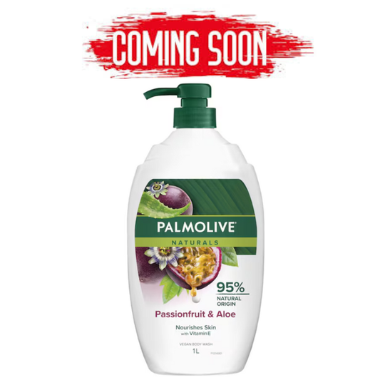Palmolive Naturals Passionfruit & Aloe Vegan Body Wash 1L