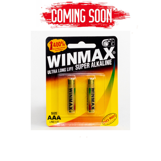 Winmax Batteries Super Alkaline AAA 2Pack