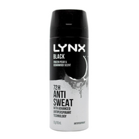 Lynx Black Anti Sweat Antiperspirant 165ml