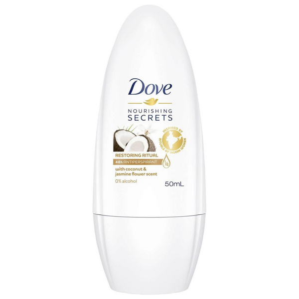 Dove Roll On With Coconut & Jasmine Flower Scent 50ml