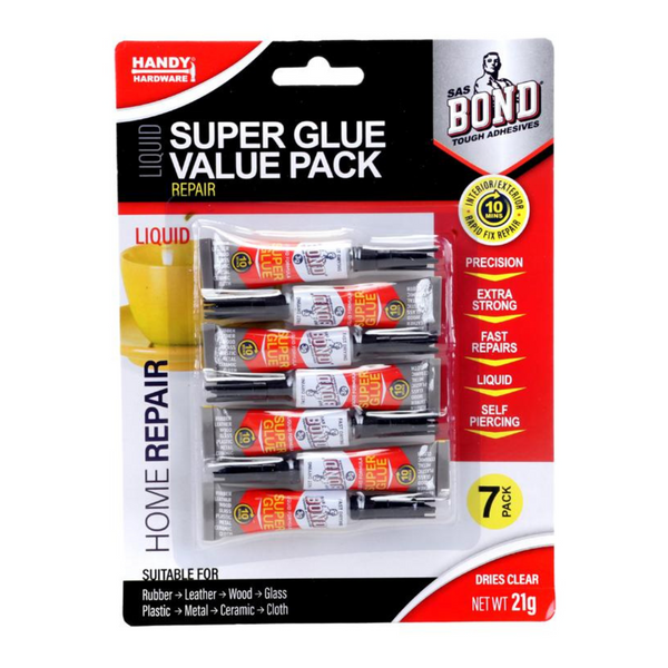 Handy Hardware Super Glue Value Pack 21g 7Pack
