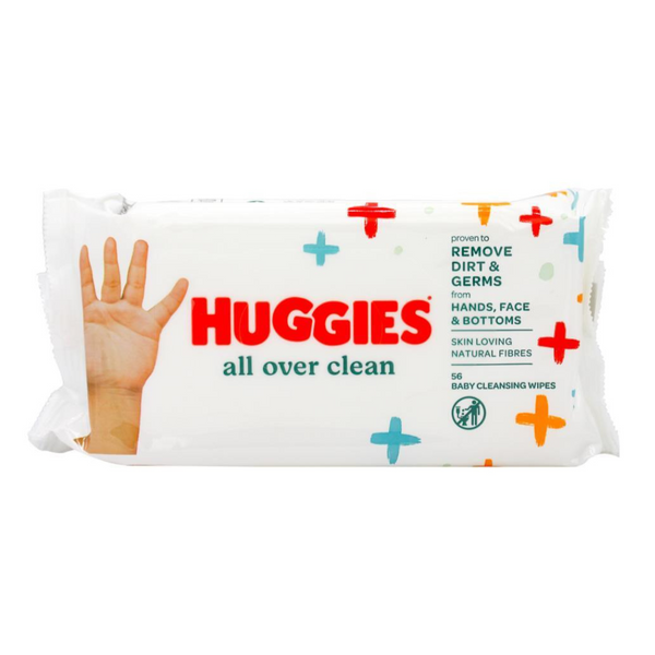 Huggies All Over Clean 56 Baby Cleansing Wipes