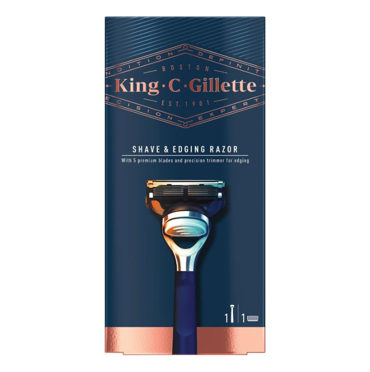 King.C Gillette Shave & Edging Razor 1 Pack