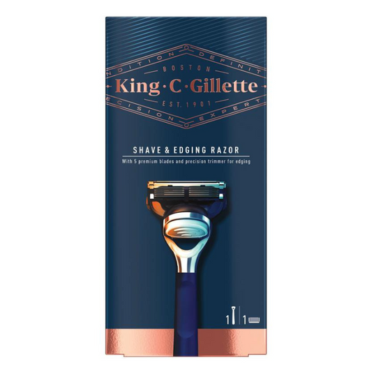 King.C Gillette Shave & Edging Razor 1 Pack