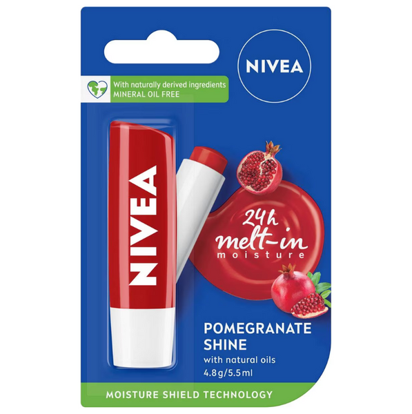 Nivea Pomegranate Shine Caring Lip Palm 4.8g