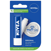Nivea Original Care Caring Lip Balm With Natural Oils 4.8g