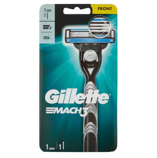 Gillette Mach 3 Razor Front 1 Pack