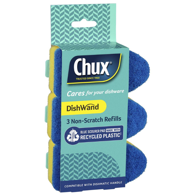 Chux Dishwand 3 Non-Scratch  Refills