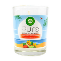 Air Wick Pure Natural Wonders Tropical Great Barrier Reef Fruity Blend & Lush Greens Candle