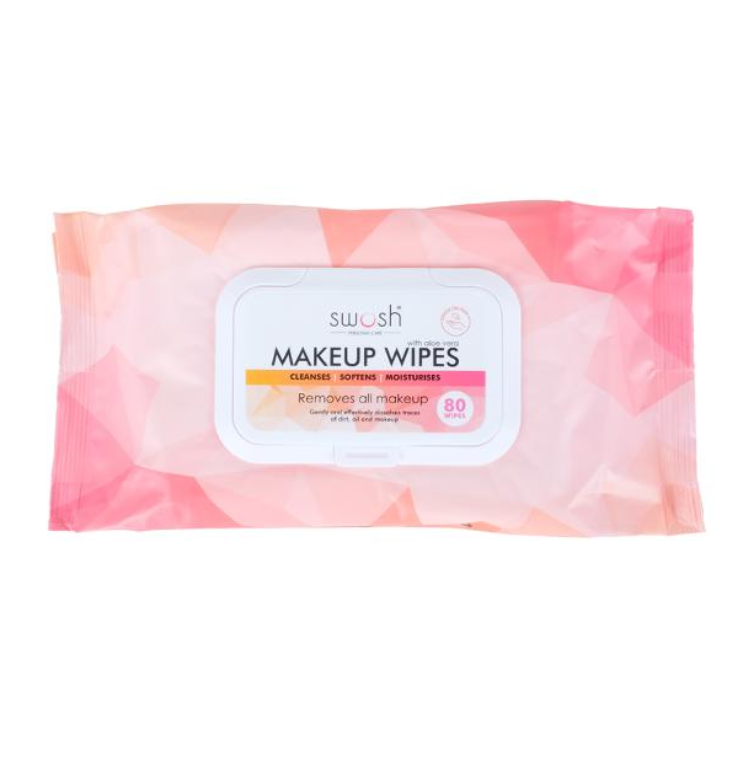 Swosh Makeup Wipes 80 Pack