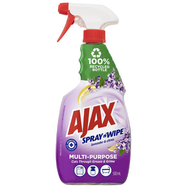 Ajax Spray N' Wipe Lavender & Citrus 500ml