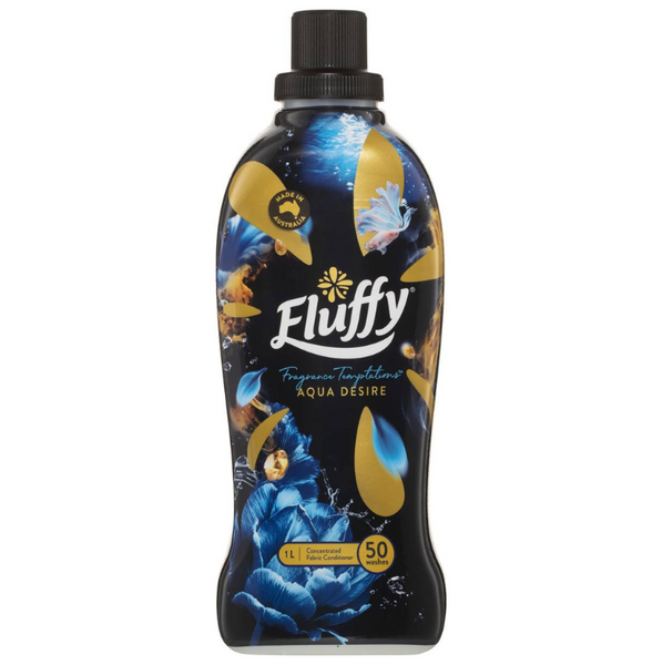 Fluffy Aqua Desire Fabric Softener 1L