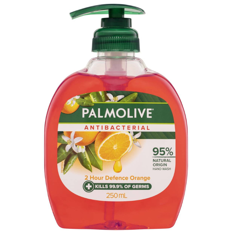 Palmolive Antibacterial 2 Hour Defence Orange Hand Wash 250ml