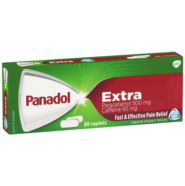 Panadol Extra Paracetamol 500mg 20 Caplets