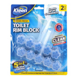 Xtra Kleen Ocean Fresh Toilet Rim Block 2 Pack