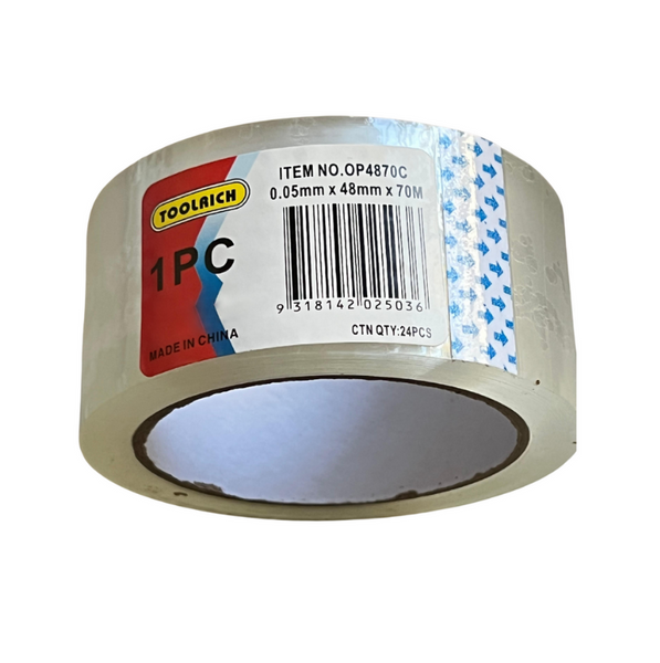 Toolrich Packing Tape Clear 48mm x 70m 1PC
