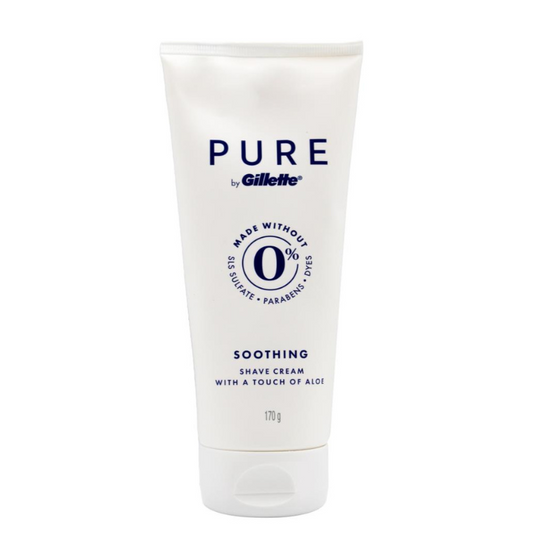 Pure By Gillette Soothing Shave Cream With A Touch Of Aloe 170g