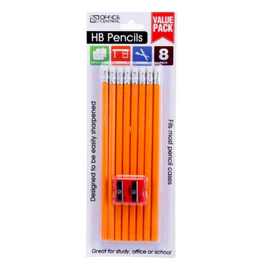 Office Central HB Pencils 8 Pack