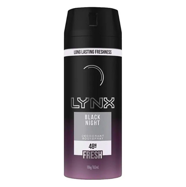 Lynx Black Night Deodorant Bodyspray 165ml