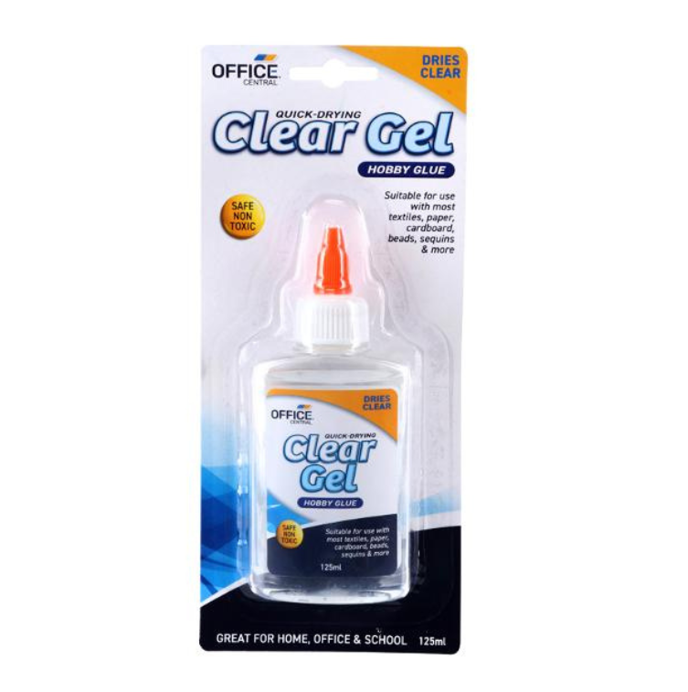 Office Central Clear Gel Hobby Glue 125ml