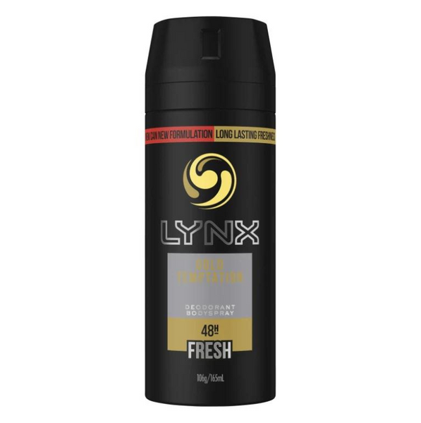 Lynx Gold Temptation Deodorant Bodyspray 165ml