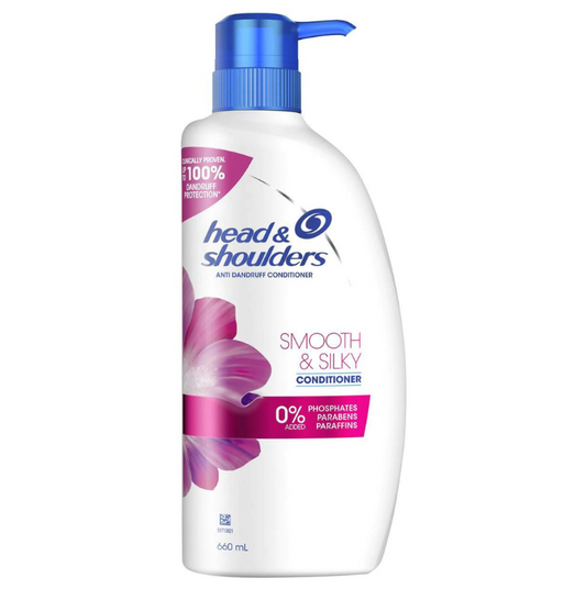 Head & Shoulders Smooth & Silky Anti-Dandruff Shampoo 660ml